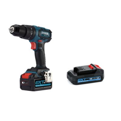 Perceuse à  percussion sans fil brushless ECD18-Li-2 18V - 4Ah + Batterie lithium-Ion Erbauer 18V - 2Ah