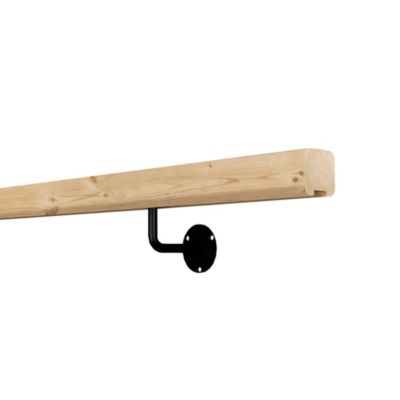 Rampe carrée pour escalier FORTIA épicea naturel