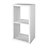 Étagère modulable 2 cubes GoodHome Mixxit blanc Étagère modulable 2 cubes GoodHome Mixxit blanc