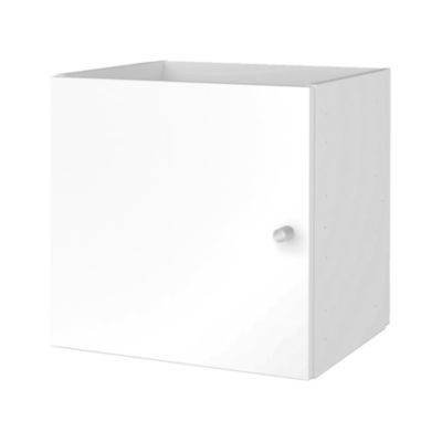 Bloc avec porte pour étagère cube GoodHome Mixxit blanc