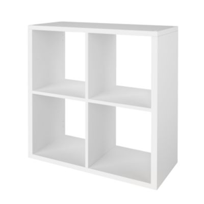 Étagère modulable 4 cubes GoodHome Mixxit blanc