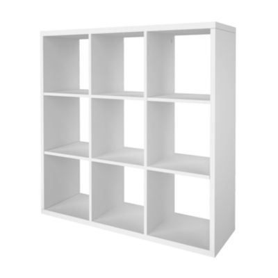 Étagère modulable 9 cubes GoodHome Mixxit blanc