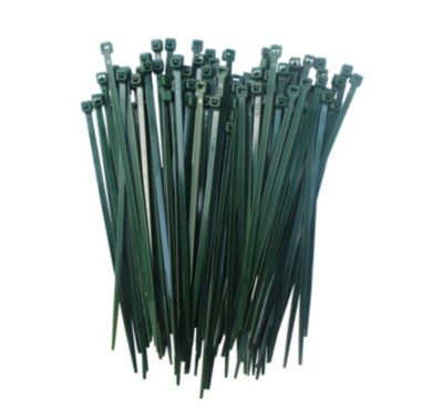 Collier de fixation brise vue vert x100