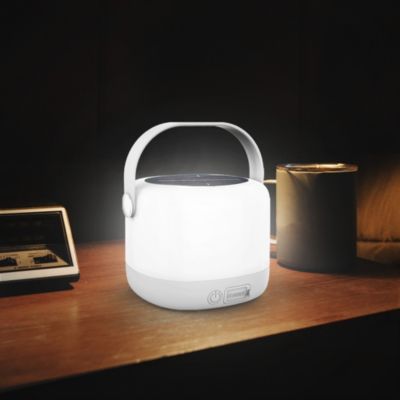 Lampe solaire Piombino 250lm 4W gris clair L.13,1 x H.14,8 x P.12 cm