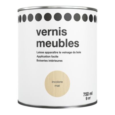 Vernis pour meubles incolore mat 750ml