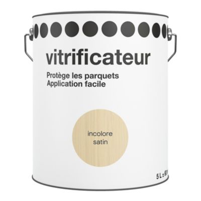Vitrificateur pour parquets incolore satin 5L