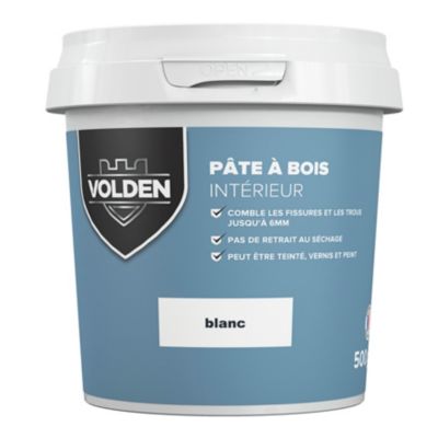 Pâte à bois intérieur Volden blanc 500g
