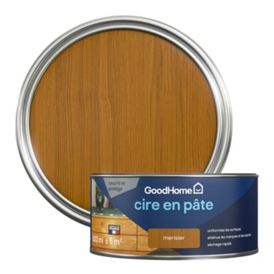 Cire pour meubles enPâte GoodHome merisier 500ml