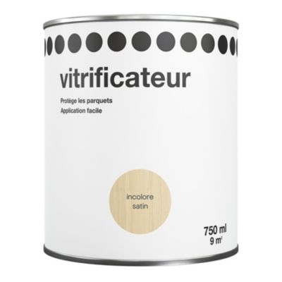 Vitrificateur pour parquets incolore satin 750ml