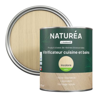 Vitrificateur pour cuisine et bains Naturéa incolore satin 1L