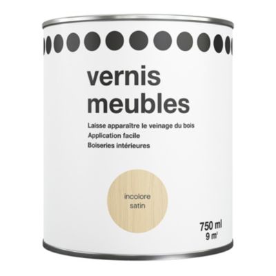 Vernis pour meubles incolore satin 750ml