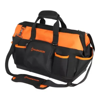 Sac à outils vide fond rigide textile Magnusson 1 compartiment + 16 poches (45 cm)