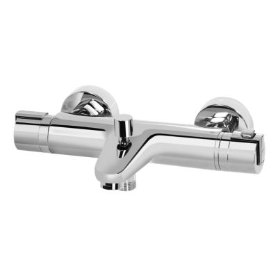 Mitigeur bain/douche thermostatique  chrome  NF  GoodHome Myra