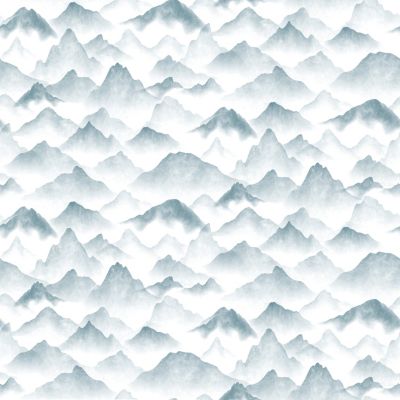 Papier peint pré-encollé vinyle intissé Easy Roll GoodHome Atalaya bleu l.53 x H.1005 cm