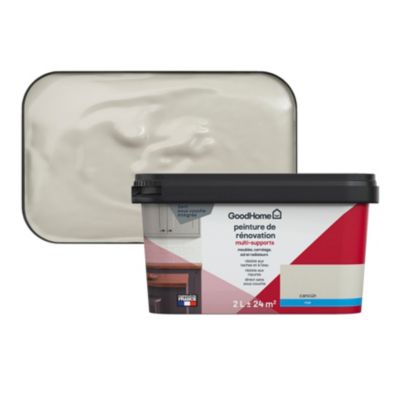 Peinture multisupport multi-matériaux GoodHome mat beige Cancún 2L