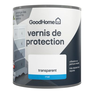 Laque tous types de bois GoodHome mat transparent 500ml