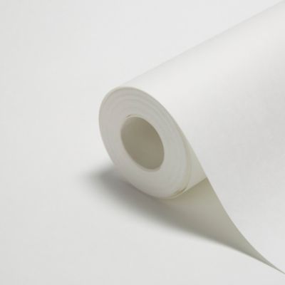 Papier peint de rénovation sur intissé Diall blanc 15m 120g/m²