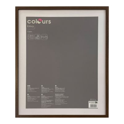 Cadre Erina noyer Colours l.60 x H.80 cm