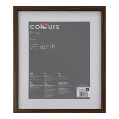 Cadre photo en noyer Erina Colours l.40 x H.50 cm