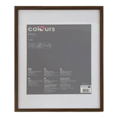 Cadre Erina noyer Colours l.50 x H.70 cm