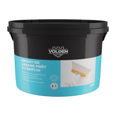 Enduit de lissage en pate prêt à l'emploi seau 5Kg Volden