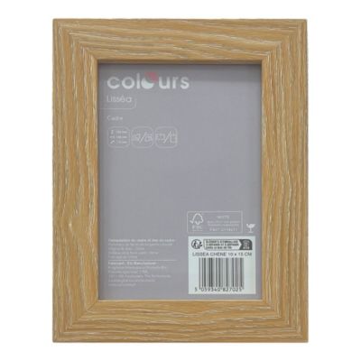 Cadre Lissea Colours chêne l.10 x H.15 cm