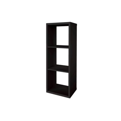 Étagère modulable 3 cubes GoodHome Mixxit noir