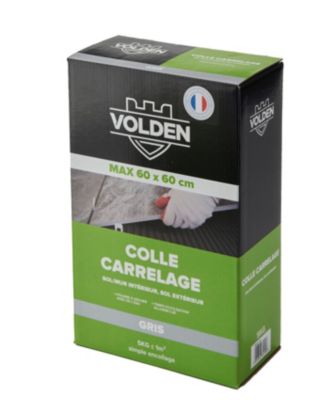 Colle carrelage sol int/ext et mur intérieur gris Volden C2E 5kg