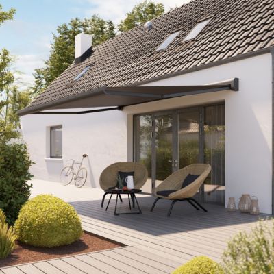 Store banne araza motorisé coffre intégral 4X3 m Klikstrom