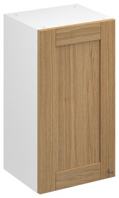 Meuble haut de cuisine avec 1 porte GoodHome Verbena chêne massif L. 40 x H. 72 cm - Goodhome