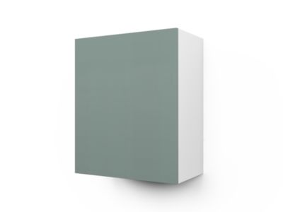 Meuble haut de cuisine avec 1 porte GoodHome Stevia vert L. 60 x H. 72 cm - Goodhome