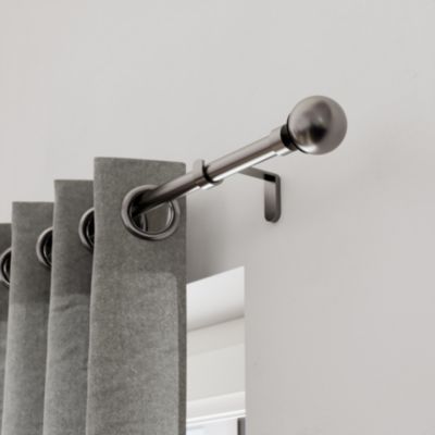 Kit de tringle à rideau double extensible embout boule Athens GoodHome 120210 cm Ø1619mm