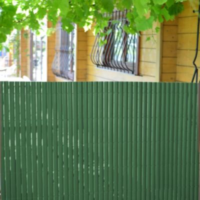 Canisse SF PVC vert L.3 mx H. 1 5 m Klikstrom