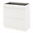 Meuble sous vasque à poser blanc mat l.80 x H.82 x P.45 cm, GoodHome Imandra Meuble sous vasque à poser blanc mat l.80 x H.82 x P.45 cm, GoodHome Imandra