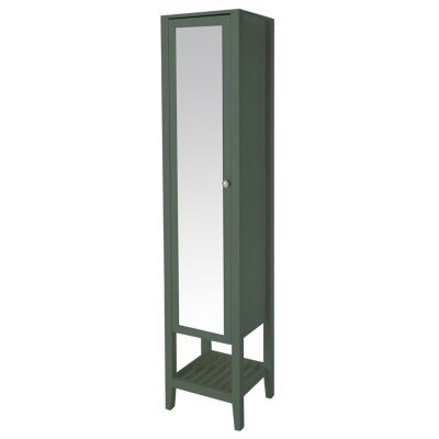 Colonne salle de bains à  poser avec miroir vert mat l.40 x H.185 x P.36 cm  GoodHome Perma