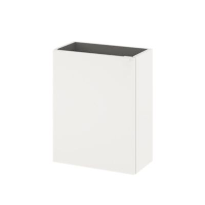 Meuble lave mains à suspendre l.44 x H.55 x P.23 cm, blanc mat Imandra