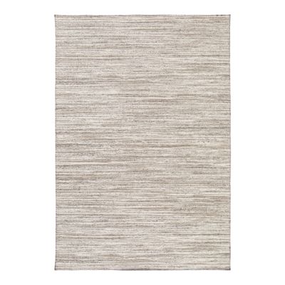 Tapis effet tissé Azusa GoodHome tissage à plat L.160 x L.230cm crème et naturel - Goodhome