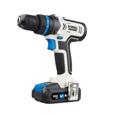 Perceuse visseuse sans fil Mac Allister 18V MDD18-Li-2 2AH + 13 accessoires