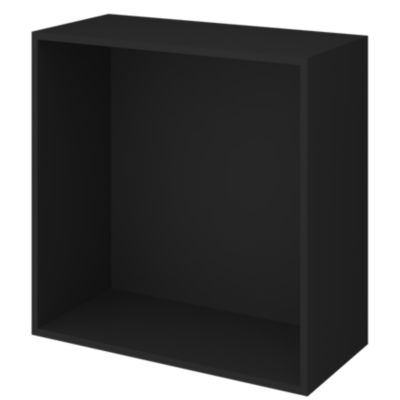 Caisson noir GoodHome Atomia H. 75 x L. 75 x P. 35 cm