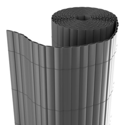 Canisse PVC Klikstrom l.3 x H.1 5m gris