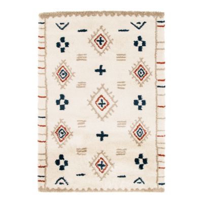 Tapis pelucheux tissé Manzo GoodHome L. 120cm x l. 170cm multicolore - Goodhome