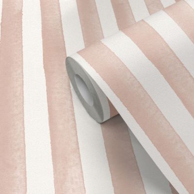 Papier peint pré-encollé tissu intissé Easy Roll GoodHome Satori Motif rayures semi-lustrée rose l.5