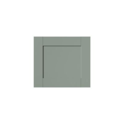 Façade de cuisine sous hotte / casserolier Ash vert sauge l. 39,7 cm GoodHome - Goodhome