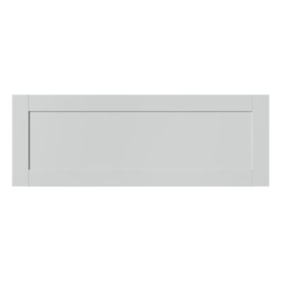 Façade de cuisine sous hotte / casserolier Ash gris mat l. 100 cm GoodHome - Goodhome