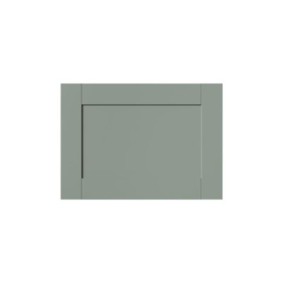 Façade de cuisine sous hotte / casserolier Ash vert sauge l. 49,7 cm GoodHome - Goodhome