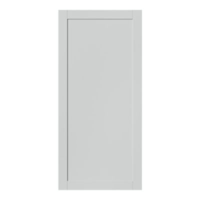 Porte de meuble de cuisine Ash gris mat l. 59,7 cm x H. 128,7 cm GoodHome - Goodhome
