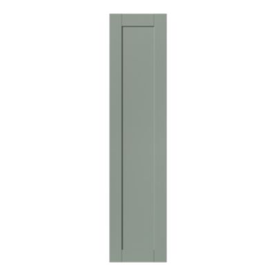 Porte de meuble de cuisine Ash vert sauge l. 29,7 cm x H. 128,7 cm GoodHome - Goodhome