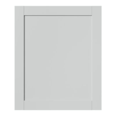 Porte de meuble de cuisine Ash gris mat l. 59,7 cm x H. 71,5 cm GoodHome - Goodhome