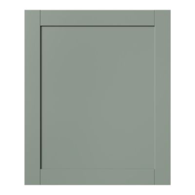 Porte de meuble de cuisine Ash vert sauge l. 59,7 cm x H. 71,5 cm GoodHome - Goodhome