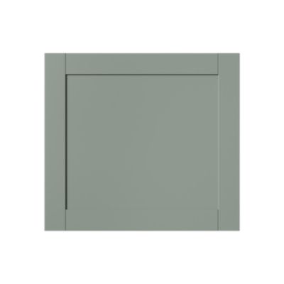 Porte de meuble de cuisine pour électroménager Ash vert sauge l. 59,7 x H. 54,7 cm GoodHome - Goodhome